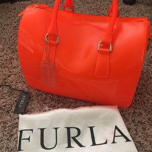 Authentic Furla Candy Satchel Bag