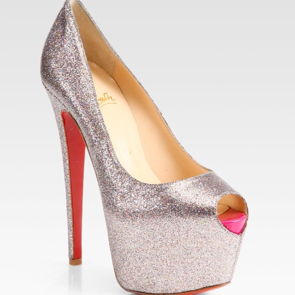 christian louboutins glitter pumps christian louboutins glitter pumps