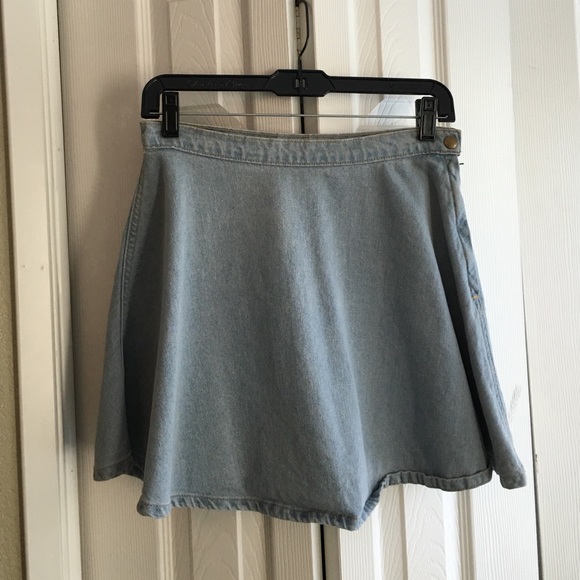 American Apparel Denim A-Line Circle Skirt!
