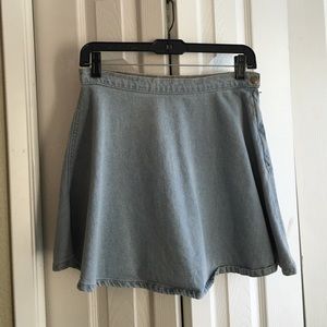 American Apparel Denim A-Line Circle Skirt!