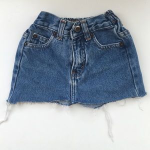 Girls Vintage Denim Skirt