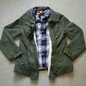 Olive Military Style Jacket