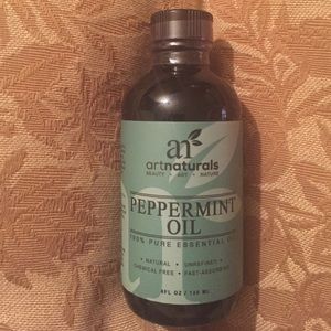 100% Pure Peppermint Oil.