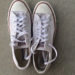 Short white converse