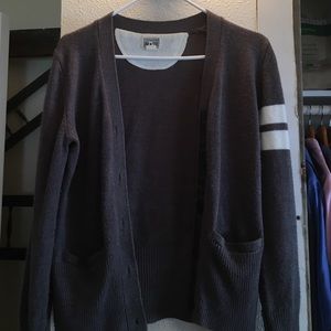 Converse cardigan grey