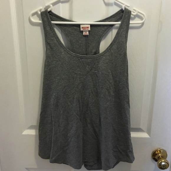 Mossimo Co Gray Work Out Tank Top