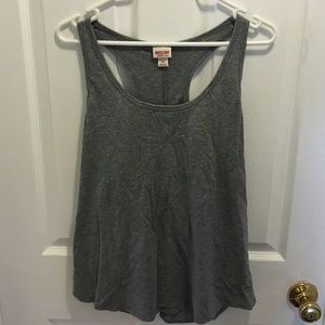 Mossimo Co Gray Work Out Tank Top