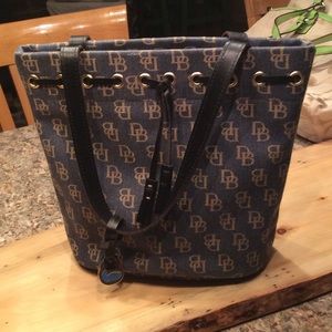 Authentic Dooney & Bourke denim bag