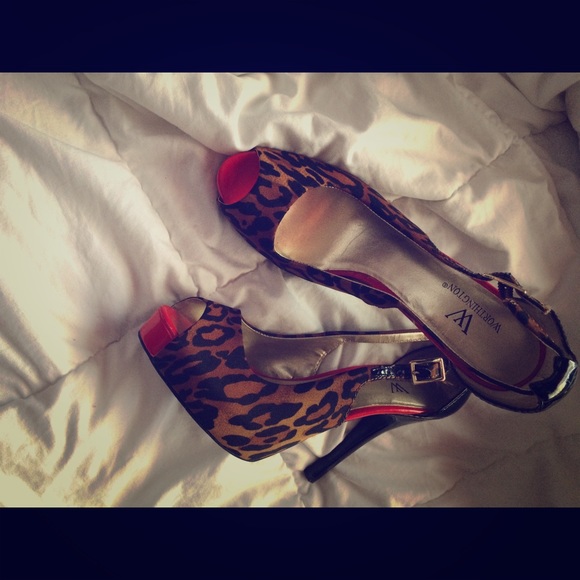 Sexy Red Cheetah Heels