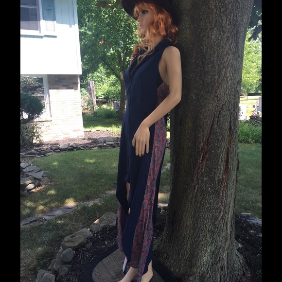 Navy Structured Sheath - Picture 2 of 3