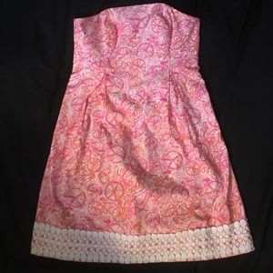 Strapless Lilly Pulitzer dress