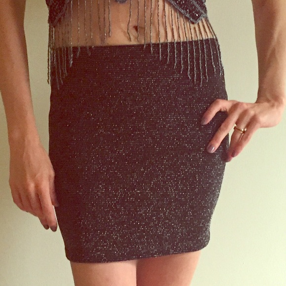 An evening/party mini skirt