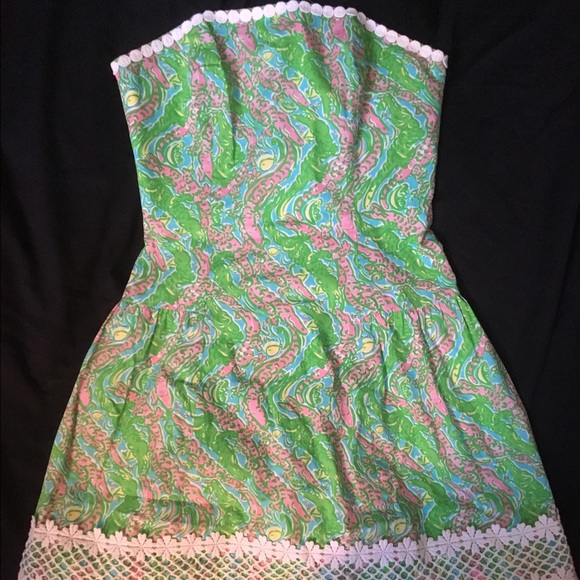Strapless Lilly Pulitzer dress