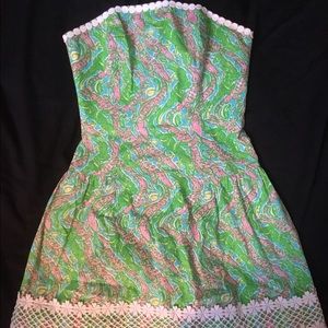 Strapless Lilly Pulitzer dress