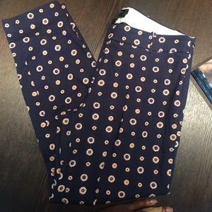 J Crew Minnie Pant in Foulard