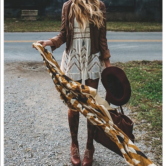 Free People Voile Lace Trapeze Slip NWT