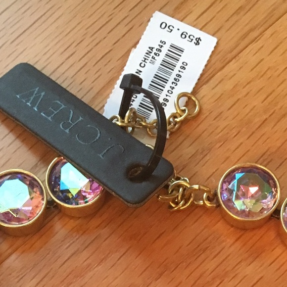 LAST ONE🎀NEW🎀J.Crew Pink Iridescent Dot Necklace - Picture 4 of 4