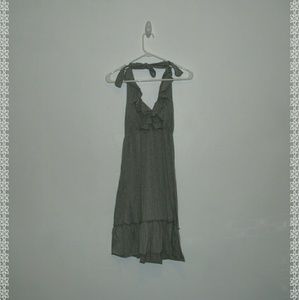 Mon Ami Grey Halter Dress
