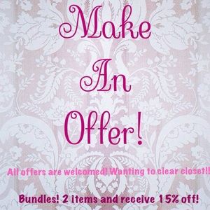 Make a reasonable offer!