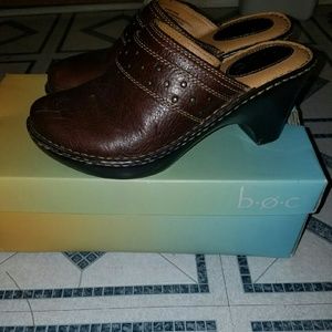Brown clogs by b.o.c. (need gone ASAP!)