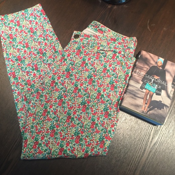 J. Crew Liberty Toothpick Jean in Emma Floral