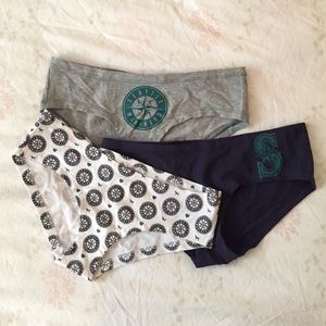 Victoria's Secret MLB Seattle Mariners Undies Trio