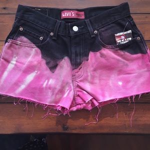 Levi's HR Vintage 550 Ombré Pink/Black Short