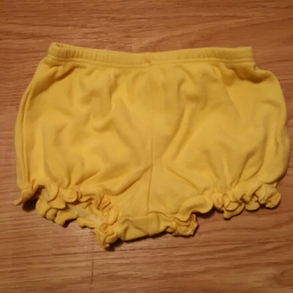 Yellow romper shorts