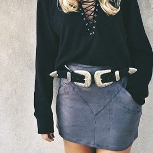Lf suede skirt