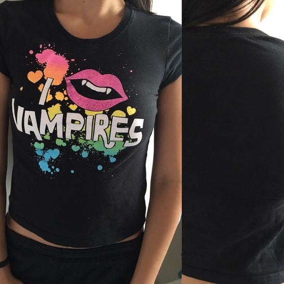 Justice I Love Vampires Tee