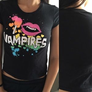 Justice I Love Vampires Tee