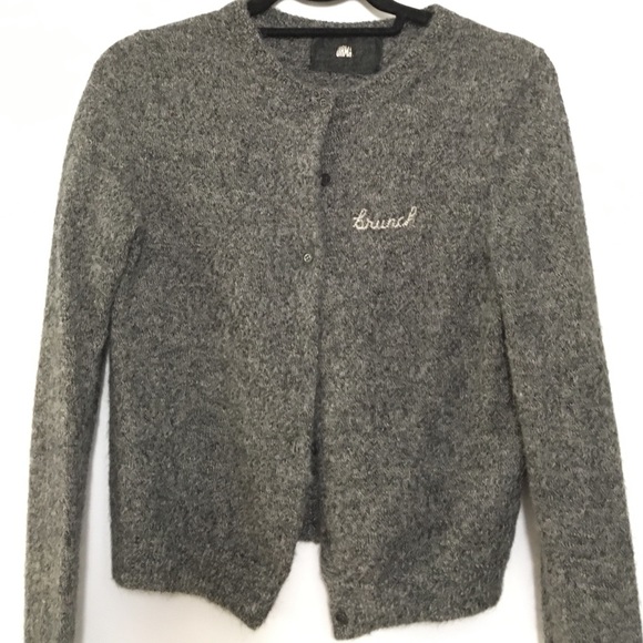 Reformation Embroidered Brunch Cardigan