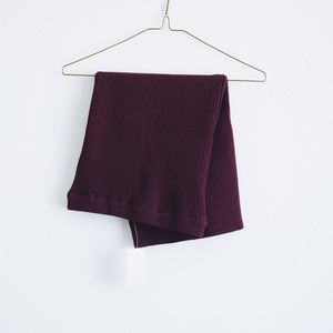 Plum Ribbed Skirt