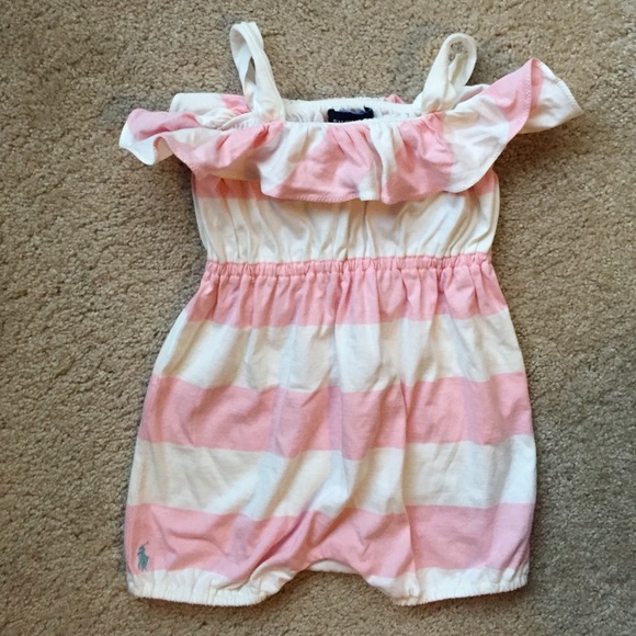 NWT Ralph Lauren striped romper