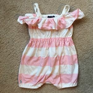 NWT Ralph Lauren striped romper