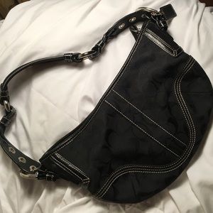 Black coach bag