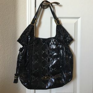 Elliot Lucca snakeskin handbag