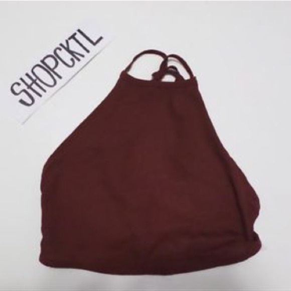 Brandy Melville Red Halter - Picture 2 of 2