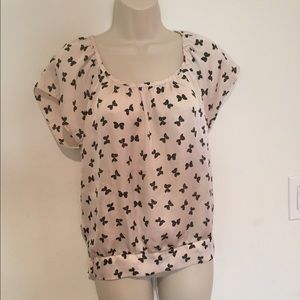 Forever 21 bow blouse