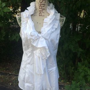 Dramatic and lovely white blouse!