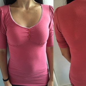 Fitted Pink Blouse