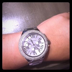 Michaels Kors bling watch - large face, authentic.