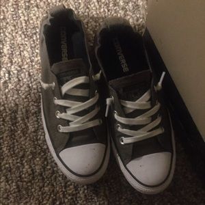 Gray Converse Lowtops