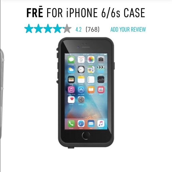 Life proof fre for iPhone 6/6s BLACK