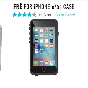 Life proof fre for iPhone 6/6s BLACK