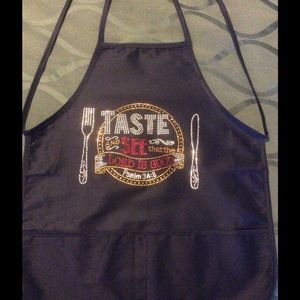 "Taste and see that the lord is good " Aprons