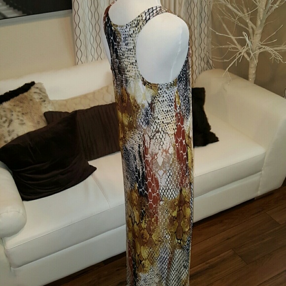 SOLD ☄️T-Back Python Maxi - Picture 2 of 4