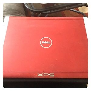 Red DELL Computer