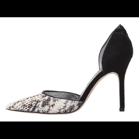 SALE Sam Edelman Faux Snake Pump Shoe - Picture 2 of 8