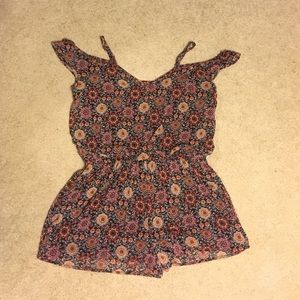 Flower-filled romper!